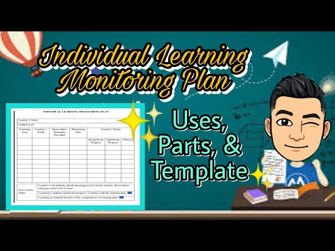 Individual Learning Monitoring Plan [Uses, Parts And Template]