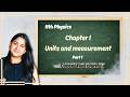 Units and Measurement | Chapter 1 | Class 11th Physics | Nandini Mishra