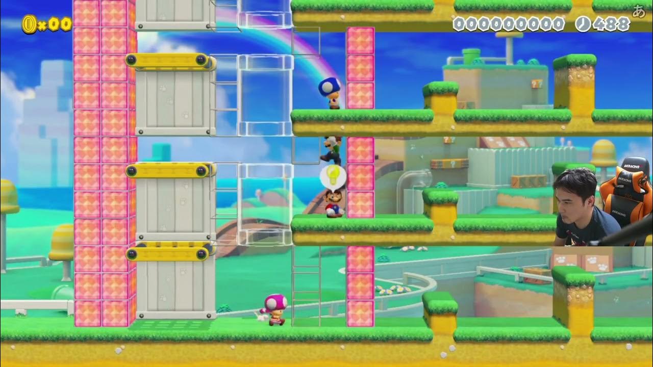 【Twitch】うんこちゃん『３９００を目指す39歳児のマリオメーカー2』【2024/12/01-02】