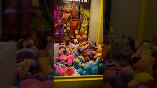 Can I Win Orville Elephant From The Claw Machine #shorts #clawmachine #fnaf