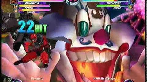 MvC2 Online (360): Brett (MSP) vs NWH Backstage (Scrub) 6 .:12.9.09:.