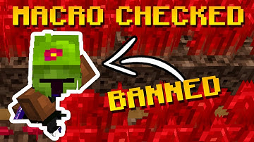 I tried getting macro checked... | Hypixel Skyblock