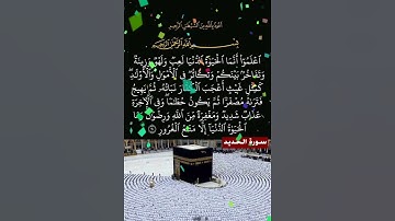 سورة الحديد الآية ( 20 )