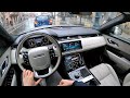 Range rover velar  first edition  rdynamic  v6 300hp  pov test drive  fuel consumption check