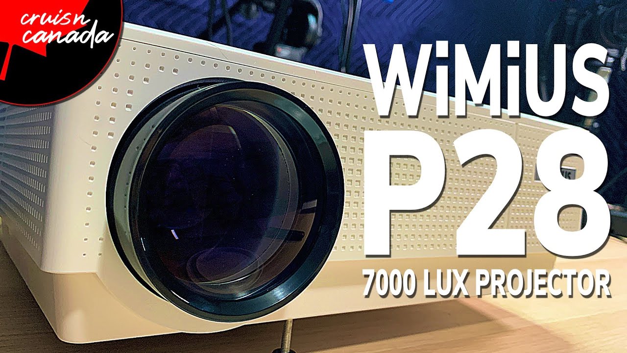 WiMiUS P28 Native 1080P 7000 Lux Movie Projector