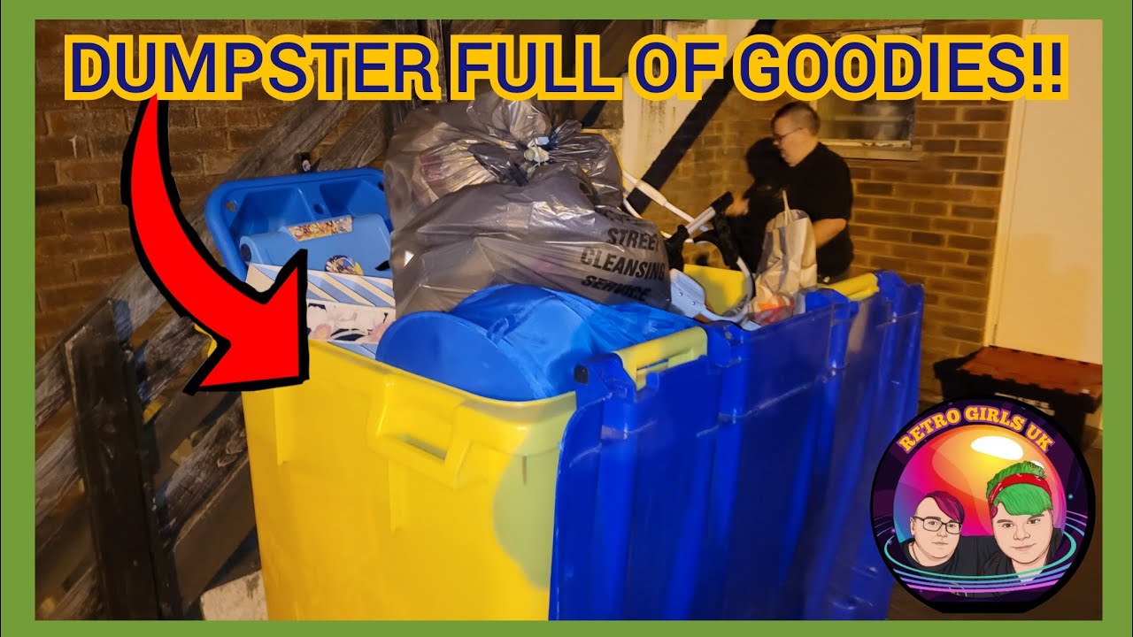 HUGE FINDS!! Dumpster Diving | Retro Girls UK #dumpsterdiving #dumpster #dumpsterdivers #haul