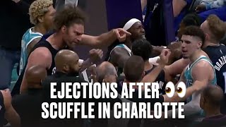 Ejections After Scuffle In Charlotte 👀