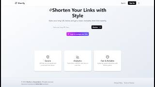 URL Shortener App Demo | Custom Links, QR Codes, Analytics
