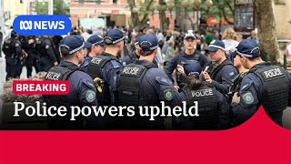 Protesters Lose Court Challenge To Police Powers Amid Herzog Visit Abc News