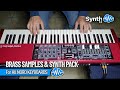Brass samples  synth pack 50 new patches  nord keyboards  sound library