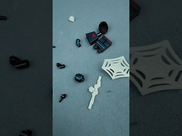 ASMR – Building Miles Morales Spider-Man Minifigure