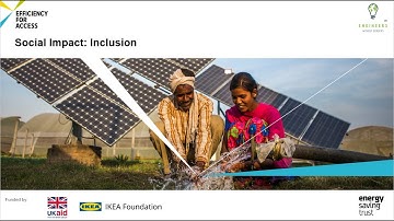 Efficiency for Access Design Challenge 2021–2022 – Social Impact: Inclusive design