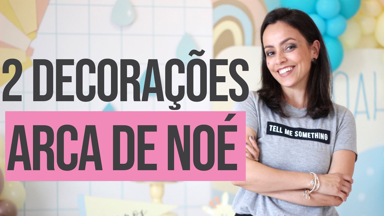 FESTA ARCA DE NOÉ - 2 tamanhos diferentes de decoração