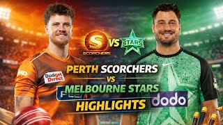 Perth Scorchers Vs Melbourne Stars | Big Bash League | BBL2026 | Highlights | Real Cricket 