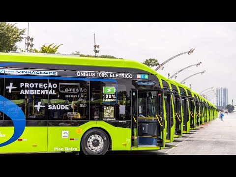 FUI CONFERI A ENTREGA DE MAIS 120 ÔNIBUS ELÉTRICOS PARA A CIDADE DE SÃO PAULO!