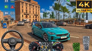 🚖 New Turquoise KIA STINGER PRIVATE TAXI UBER CAR - Vip Uber Taxi - Taxi Sim 2026 Android Gameplay 🚨 screenshot 5