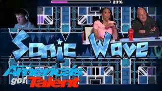 Acharne GD: 15-Year-Old Geometry Dash Player Beats Sonic Wave - America's Got Talent 2017 Auditions screenshot 5