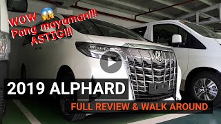 2019 New Alphard 3.5L Gas At Full Review And Walk Around