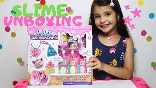 SLIME UNBOXING! Fluffy Slime Designs - Squishy Fluffy - #slime screenshot 4