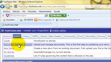 █ TUTORIAL █ exnaruspp ~ como subir un capitulo tu fic en fanfiction.net