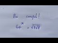 Interesting exponential equation | Can you solve ?