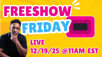 FreeShow Friday 12/19/25  #freeshowtutorial #presentationsoftware #obsstudio