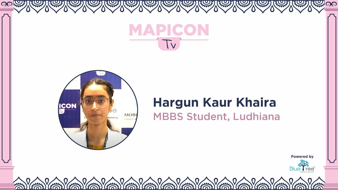 MAPICON Tv Byte by Hargun Kaur Khaira MBBS Student, Ludhiana - YouTube