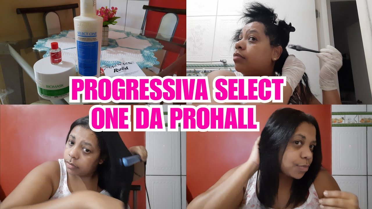 PROGRESSIVA SELECT ONE DA PROHALL - Passo a passo, apliquei em casa e sozinha. #selectoneprohall