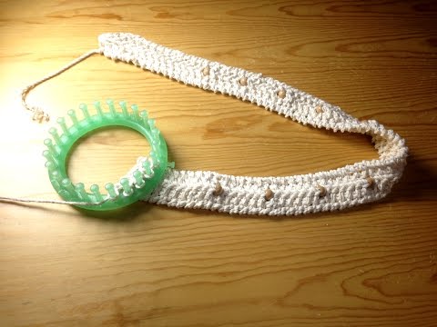 Como Loom Knit um falso Macrame Belt (DIY Tutorial)