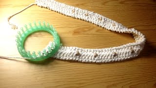 How to Loom Knit a Faux Macrame Belt (DIY Tutorial)