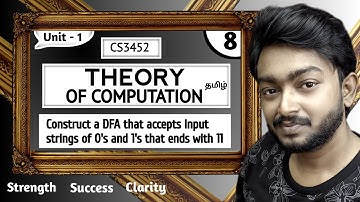 DFA problems in Tamil | Problem 2 | Theory of Computation in Tamil | Unit 1 | CS3452 in Tamil