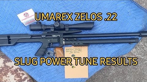 Umarex Zelos .22 has a slug Custom Tune  (Non Shooting Video)
