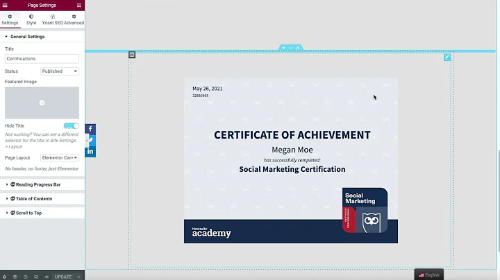 Full Width Images with Elementor in WordPress