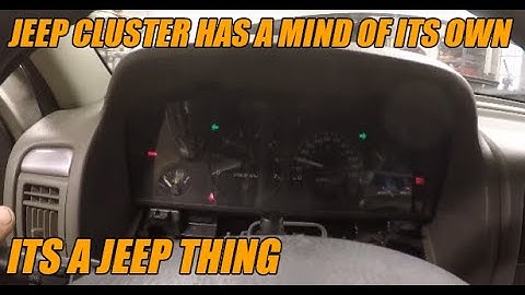 Possessed instrument cluster - 2004 Jeep Grand Cherokee