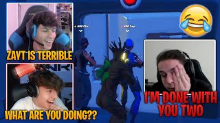 Ronaldo And Clix Hilariously Annoys Zayt Until He Quits And Roasts Him After Full Highlights