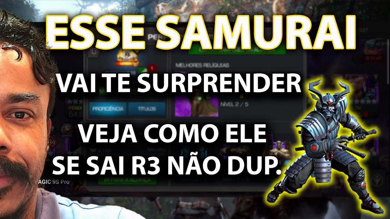 SAMURAI DE PRATA! É INSANO MESMO? VEJA NESSE VIDEO.