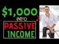 How To Make Passive Income (2019) 👉 [With Only $1,000]