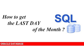 ORACLE: How to get FIRST and LAST DAY of  Month ?
