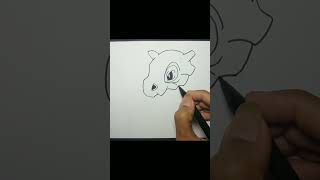 How to Draw Cubone Pokemon #shorts How to Draw Cubone Pokemon #shorts