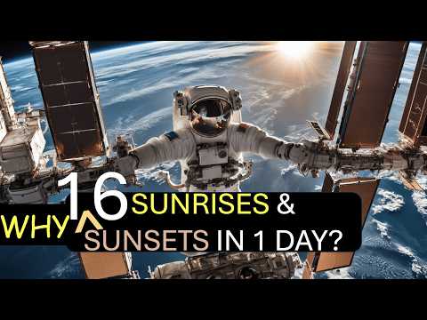 Why does ISS witness-16 Sunrises & Sunsets a Day ?