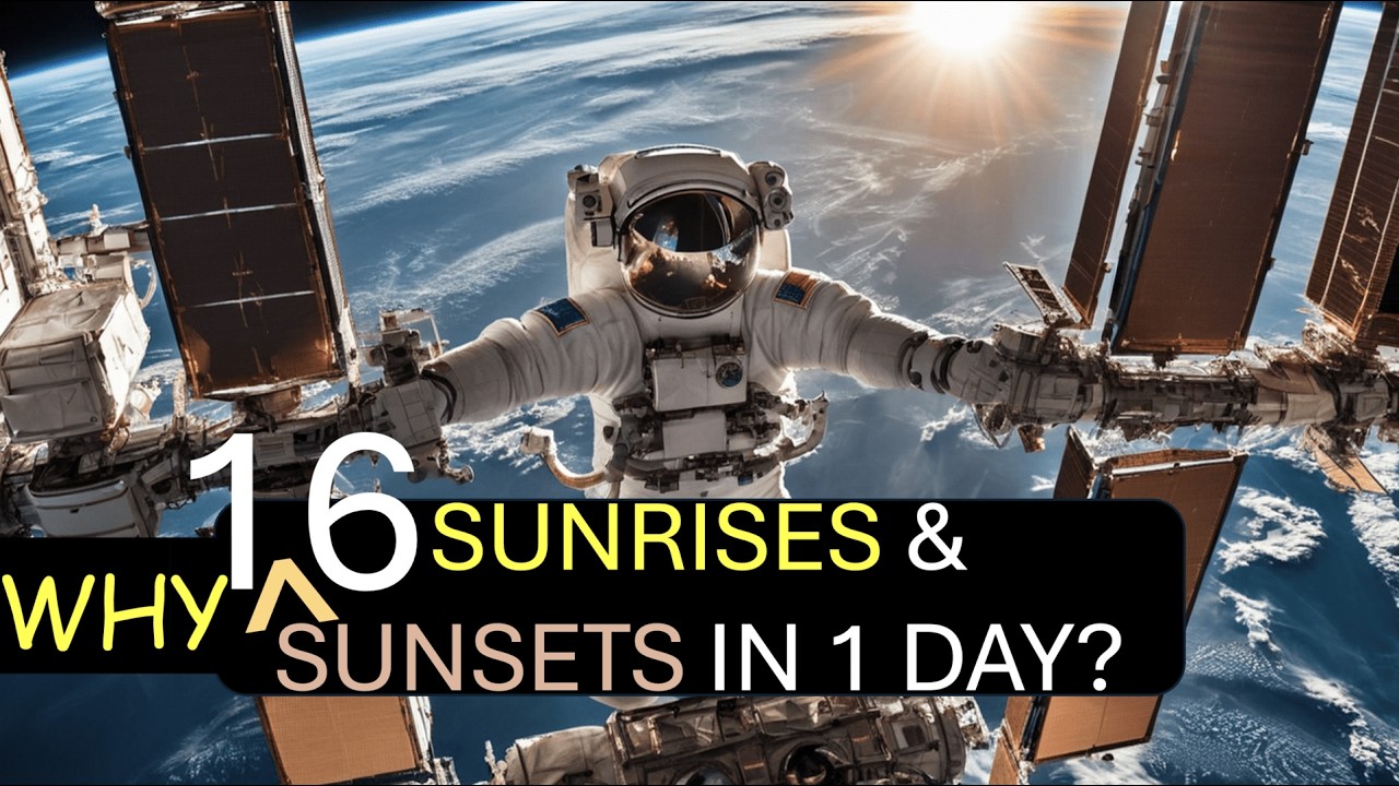 Why does ISS witness-16 Sunrises & Sunsets a Day ? - YouTube