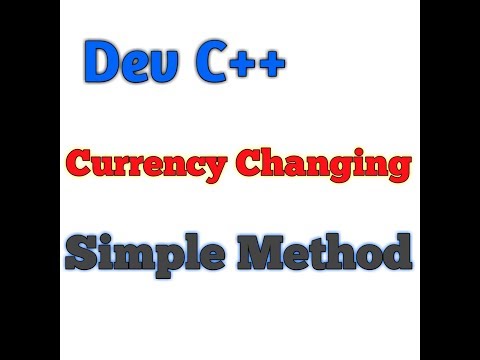 Currency Changer in||Dev C++||Simple Method