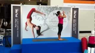 Felicia Toh - Yoga Demo - PURE YOGA Oct 2012