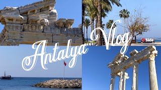 Antalya Vlog Side Antik Kent Анталья 4K