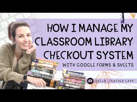 Easy Classroom Library Checkout System 📚 How I Use Google Forms & Google Sheets