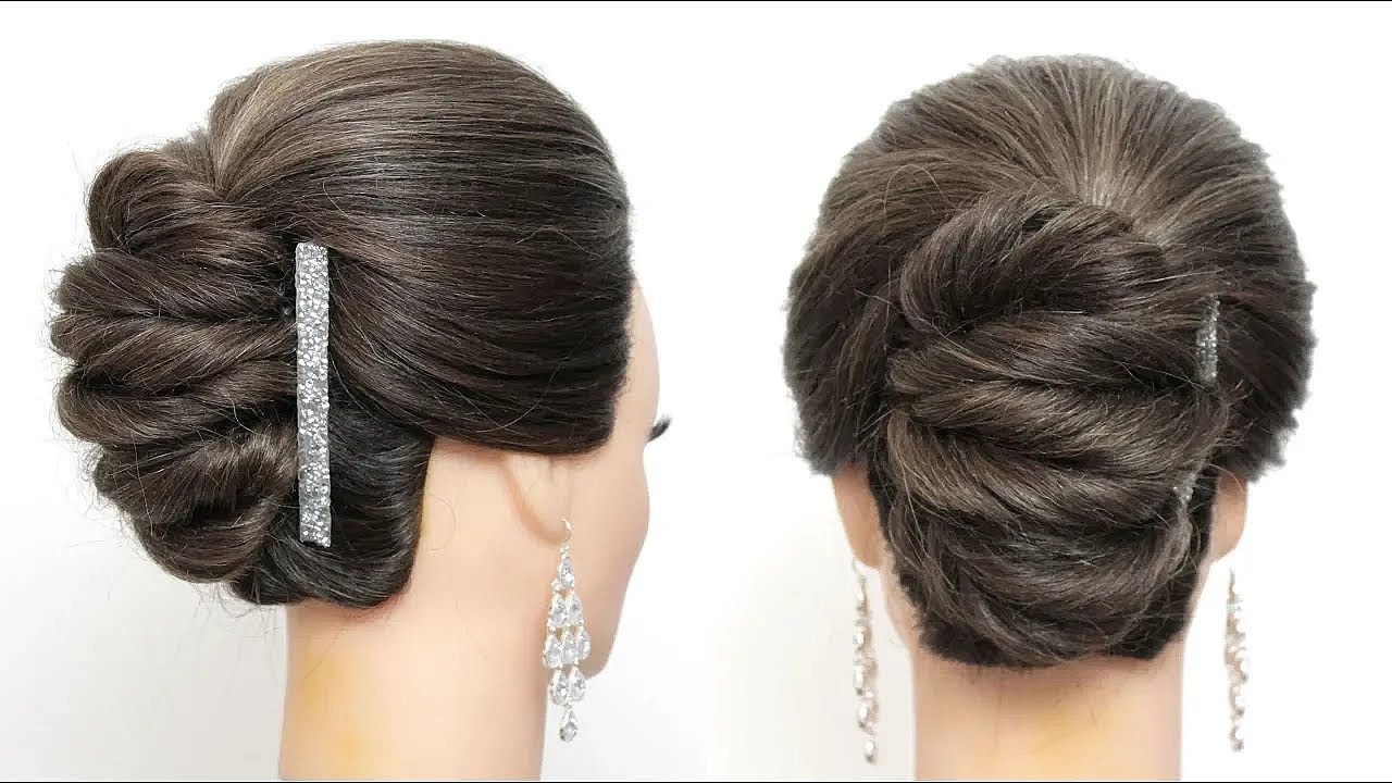 Elegant Updo Hairstyle Tutorial Easy Styles For Long Hair | Old Money Style