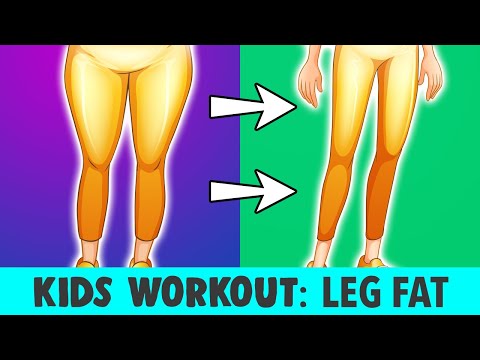 Kids Workout: Reduce Leg Fat (Home Exercises)