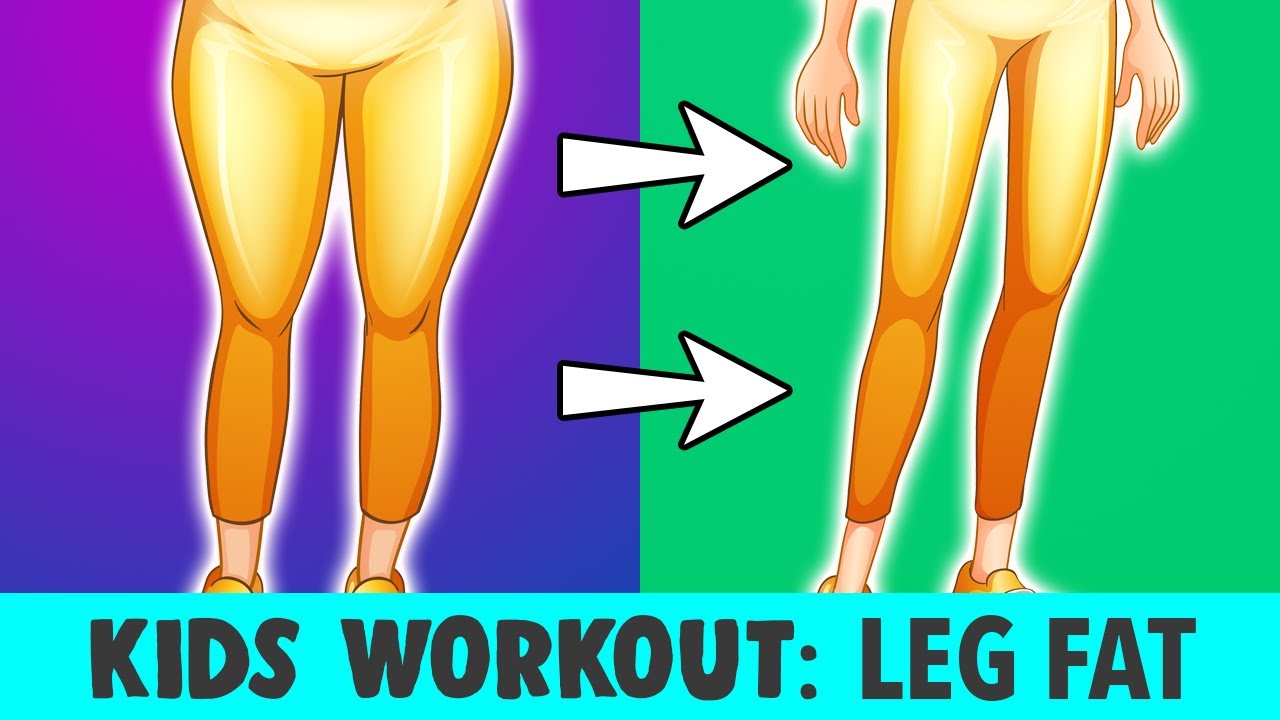 Kids Workout: Reduce Leg Fat (Home Exercises) - YouTube