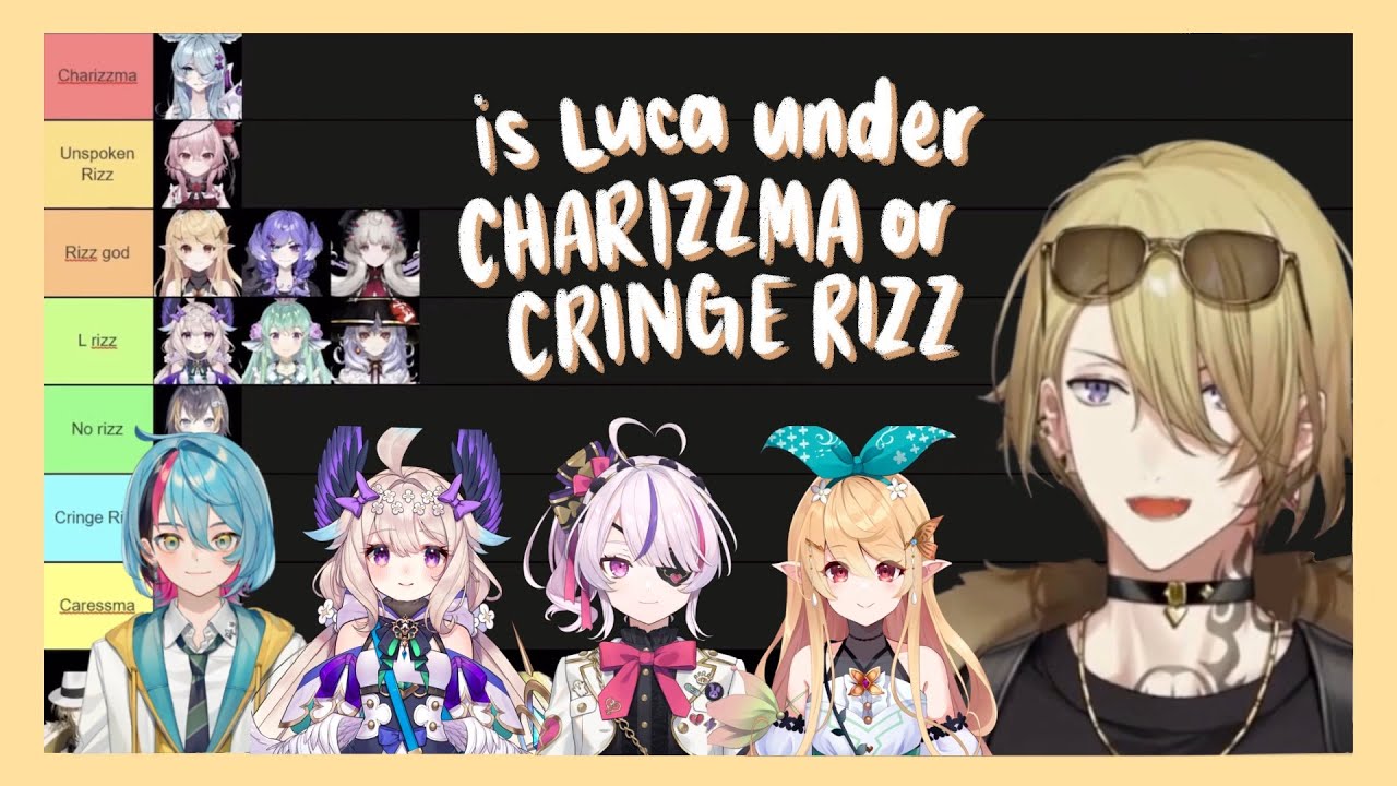 Where does Luca fall in the rizz tier list? [ NIJISANJI EN | Luca ...