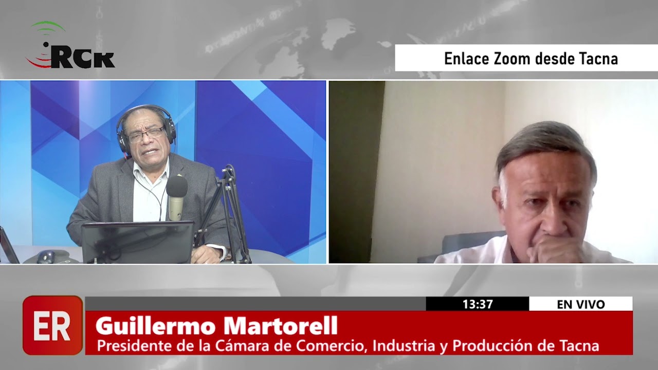 ENTREVISTA A GUILLERMO MARTORELL, PRESIDENTE DE LA CÁMARA DE COMERCIO, INDUSTRIA Y PRODUCCIÓN, TACNA